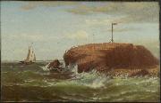 Robert Swain Gifford Seconnet Rock, New Bedford, Massachusetts Germany oil painting artist